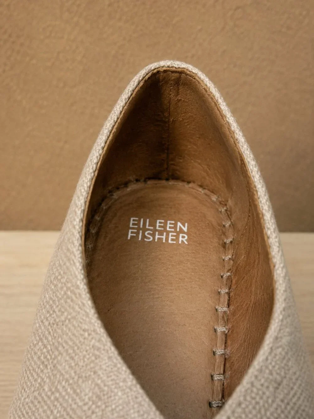 EILEEN FISHER Petals Washed Linen Espadrille Ballet Flats | Garnet Hill | Natura